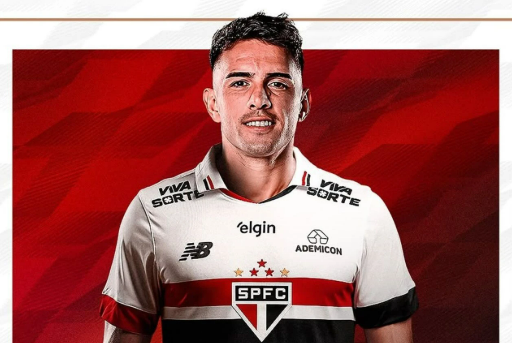 S�o Paulo FC anuncia a contrata��o do lateral-esquerdo Enzo D�az