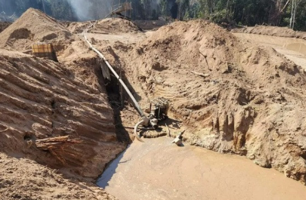 Funcion�rio de garimpo morre ap�s cair de altura de 15 metros em Pontes e Lacerda