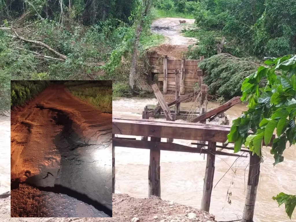 Chapada dos Guimar�es decreta situa��o de emerg�ncia ap�s alagamentos deslizamentos de terra