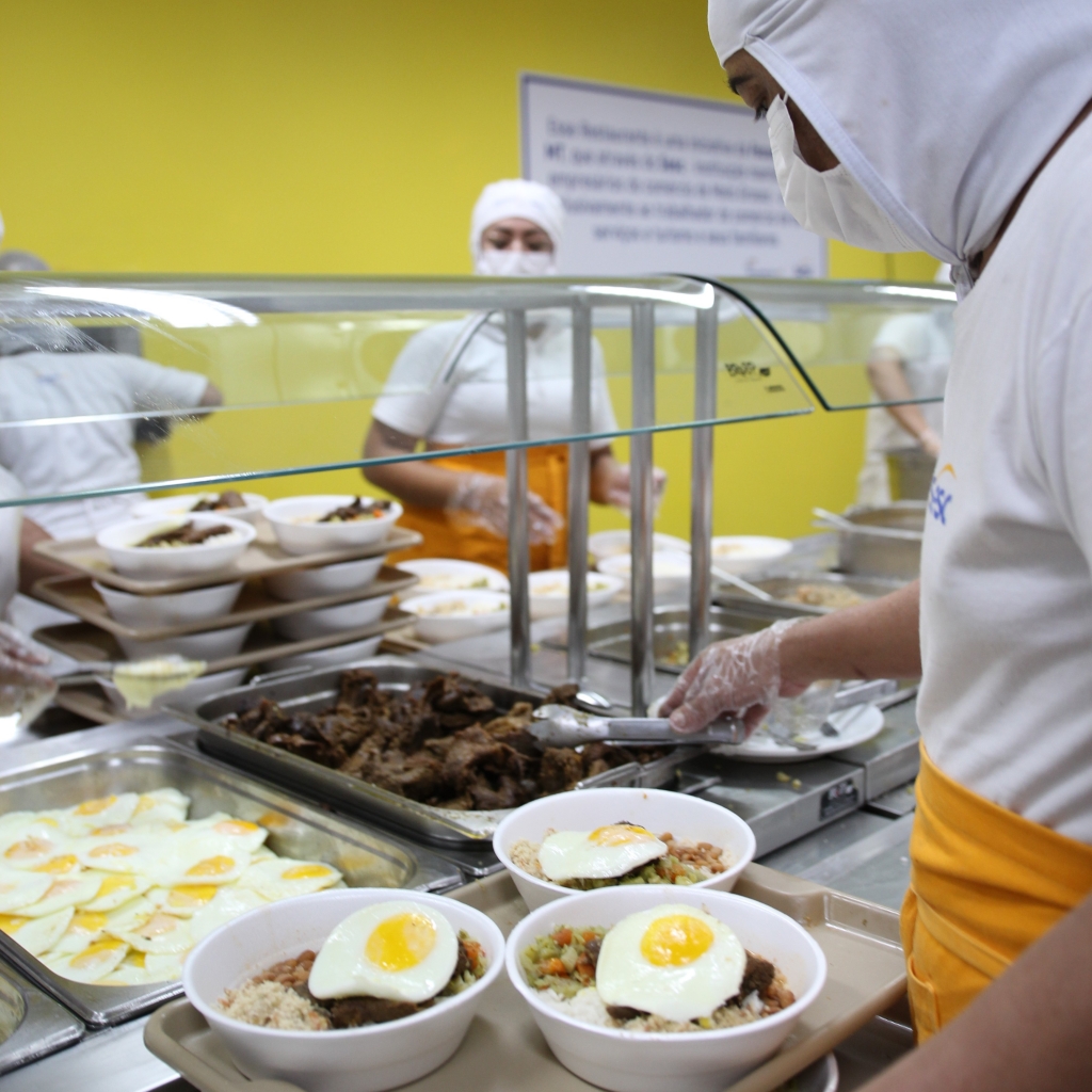 Restaurante do Comerci�rio comercializa cerca de 46 mil refei��es por m�s