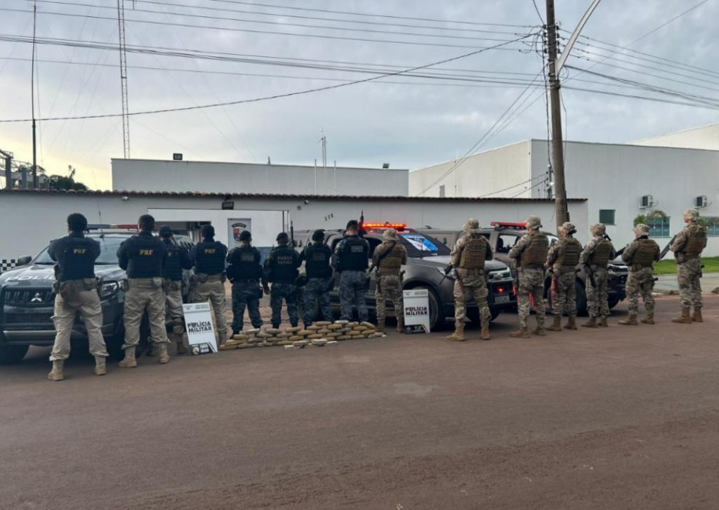 Pol�cia Militar Prende quadrilha por tr�fico e apreende 36 tabletes de drogas em Mato Grosso