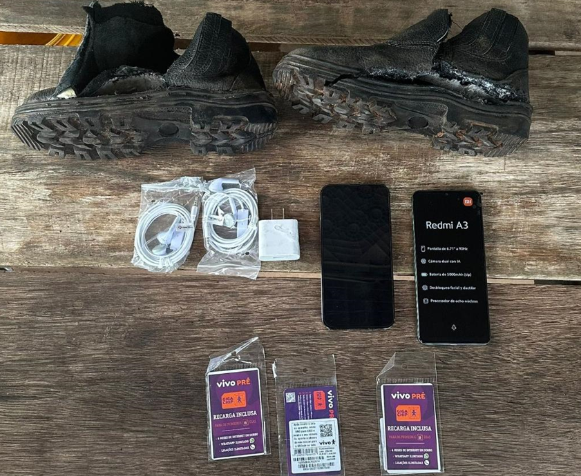 Pol�cia Penal flagra detento tentando entrar com celulares em pres�dio de V�rzea Grande