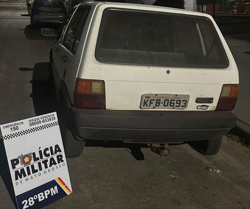 PM intercepta suspeitos que invadiram propriedade rural; dois foram presos e um segue foragido em Jaciara