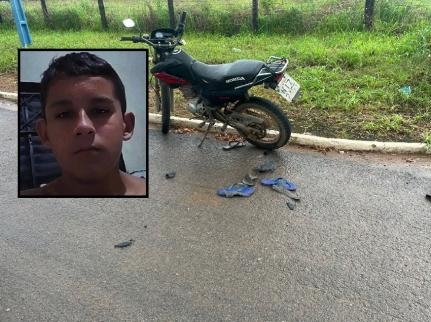 Menino de 13 anos morre acidente de moto e irm�o g�meo fica ferido em MT