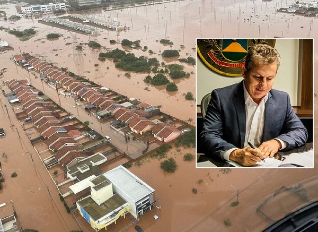 Governador de MT prop�e repassar R$ 50 milh�es para ajudar fam�lias no Rio Grande do Sul