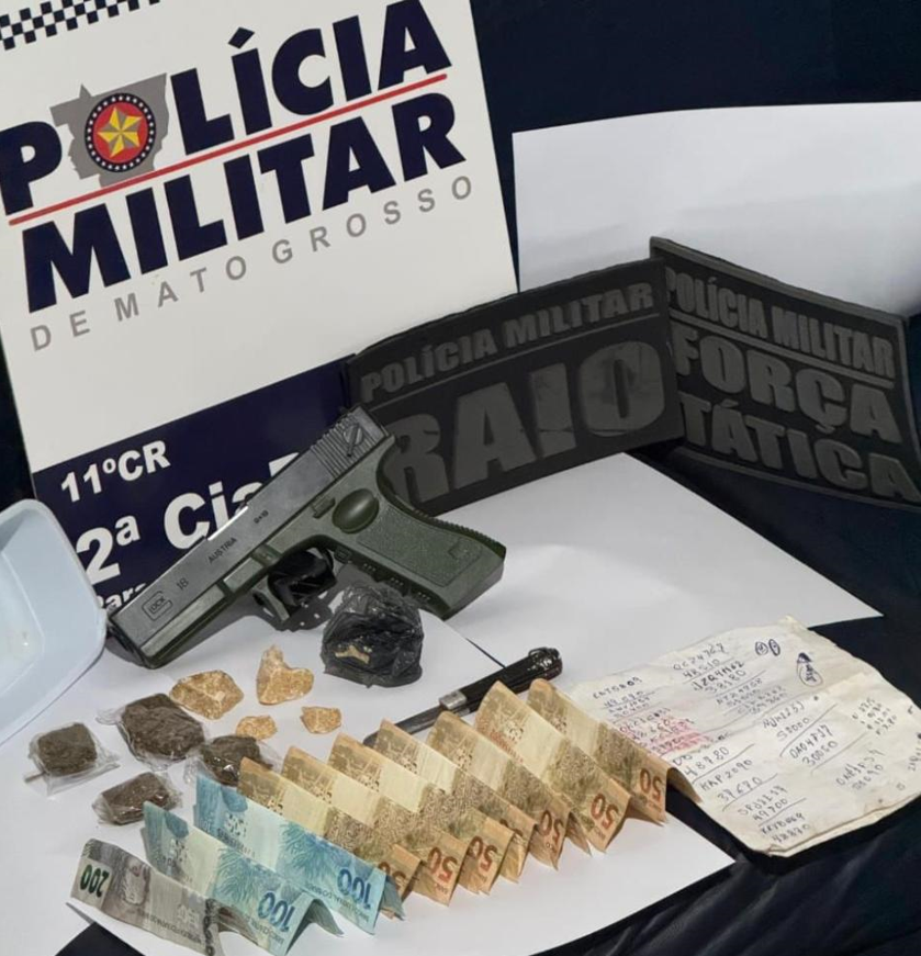 Homem � preso por tr�fico de drogas na modalidade delivery em Paranatinga