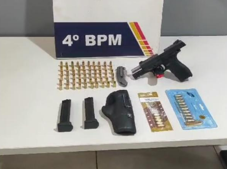 Homem  preso em Vrzea Grande por porte ilegal de arma de fogo