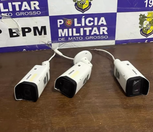 Homem � preso em flagrante ao tentar furtar c�meras de seguran�a do Vigia Mais MT em Rondon�polis