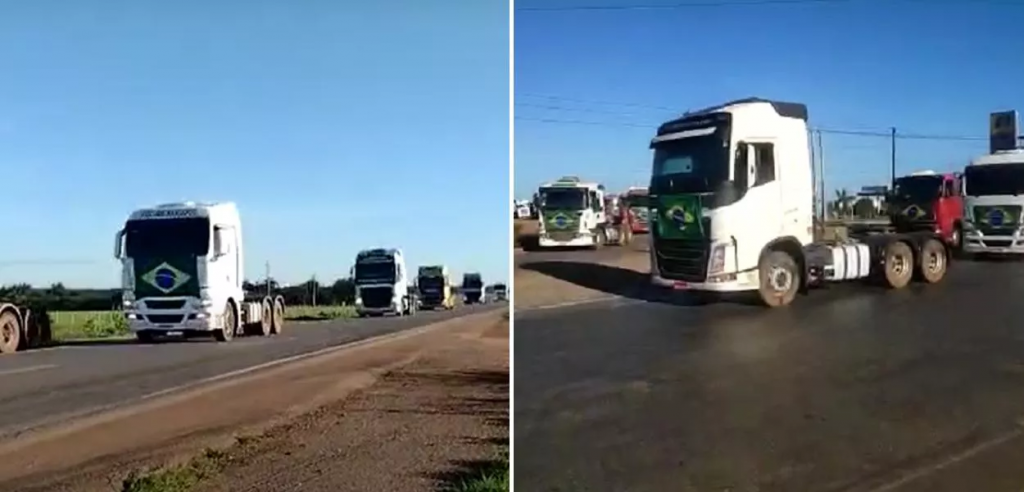 STF manda liberar caminh�es usados em atos golpistas