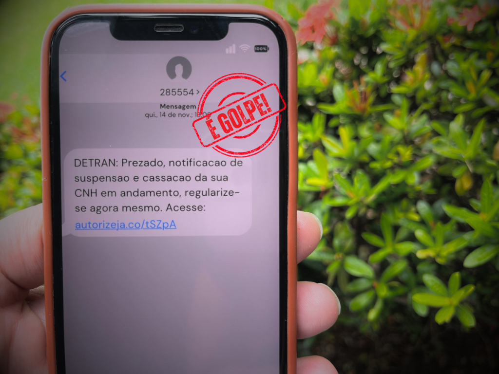 Detran-MT alerta para mais um golpe e refor�a que n�o envia mensagens sobre cancelamento de CNH por celular