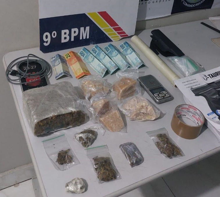 Homem � preso em flagrante por tr�fico de drogas em Cuiab�