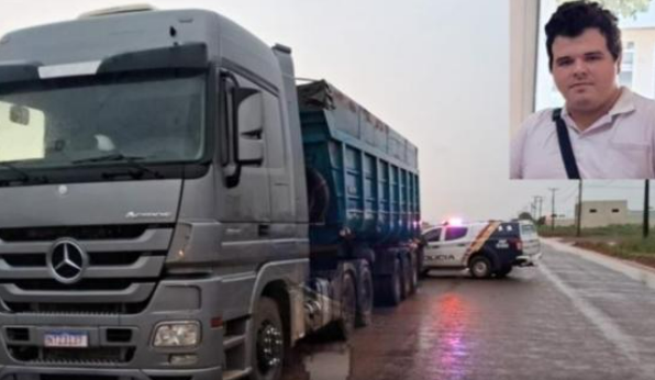 Motociclista morre ap�s bater na traseira de caminh�o em Porto dos Ga�chos