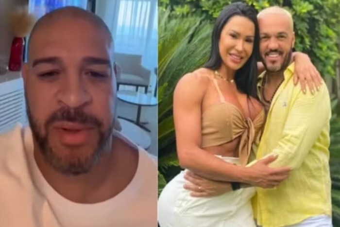 Gracyanne fala pela primeira vez sobre m�nage com Adriano Imperador