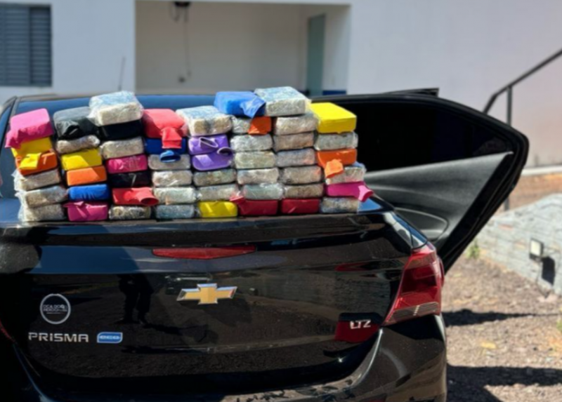 Pol�cia apreende mais de 50 tabletes de coca�na em Ribeir�o Cascalheira-MT