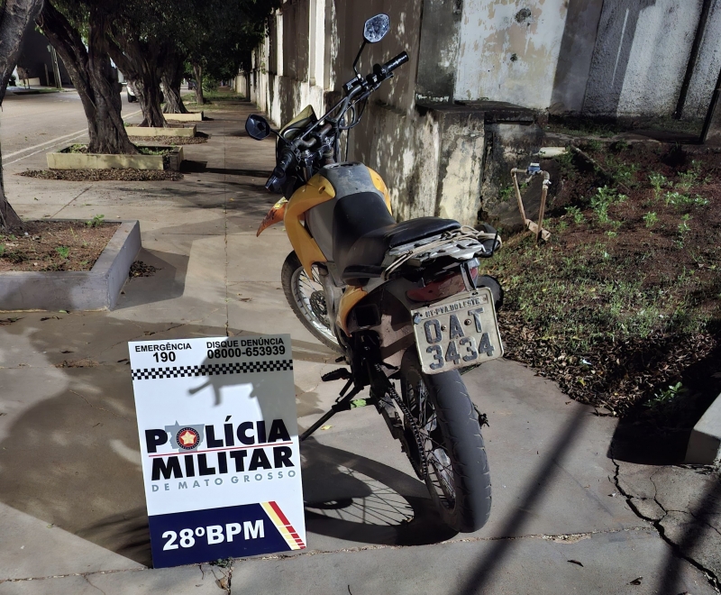 Pol�cia prende motociclista embriagado em Jaciara