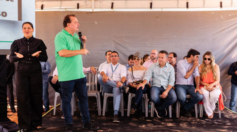 Deputado Max Russi e comitiva do governo estadual realizam entregas e vistorias em Campo Verde