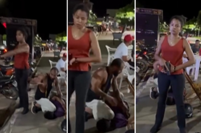 Homem � preso por policiais � paisana ap�s causar tumulto no bar de Colniza