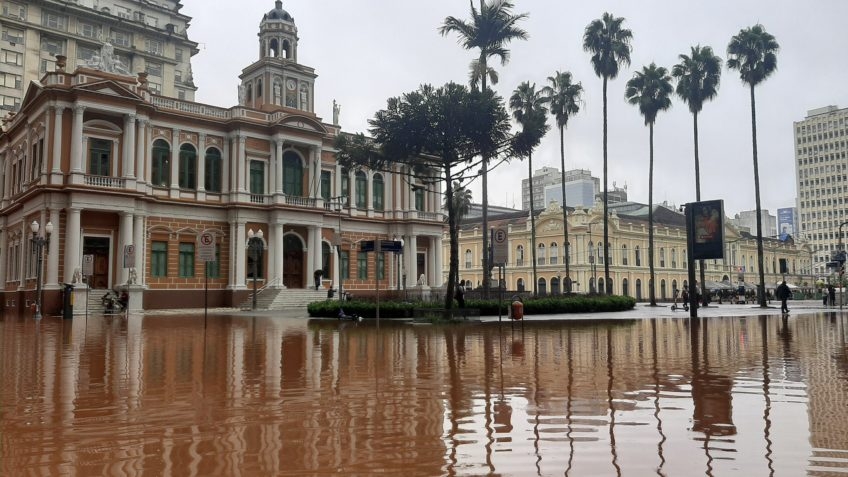 Rio Grande do Sul tem previs�o de mais chuva forte no domingo