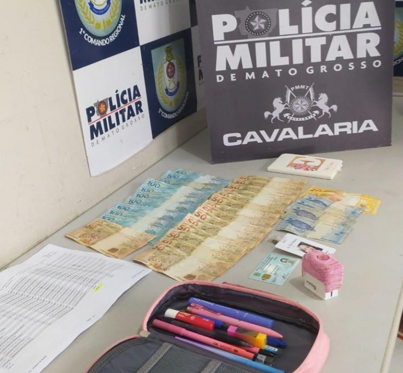 Pol�cia Militar prende homem em flagrante por furto em Cuiab�