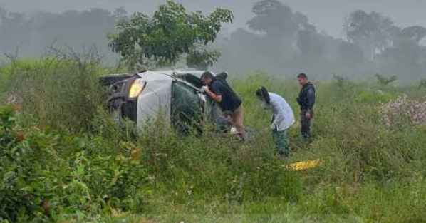 Idoso de 70 anos morre ap�s perder controle e capotar v�rias vezes na MT-170
