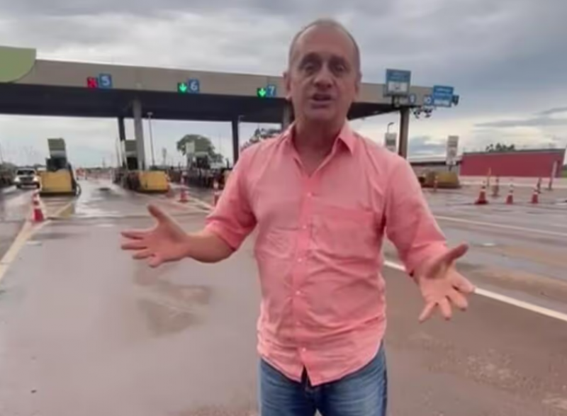 Wilson Santos reclama de ped�gios da BR-163/364 por n�o aceitarem PIX e cart�o de cr�dito