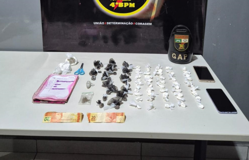 PM prende tr�s pessoas e apreende drogas em opera��es em V�rzea Grande