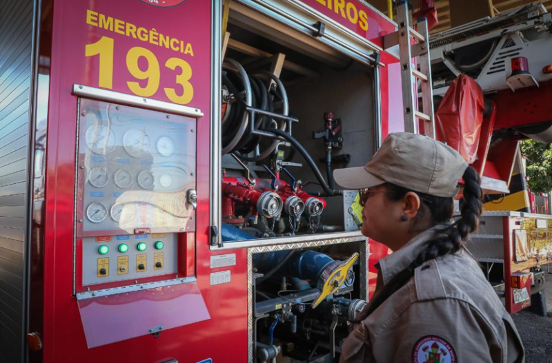 Mulheres superam desafios e conquistam espa�o como condutoras de viaturas no Corpo de Bombeiros