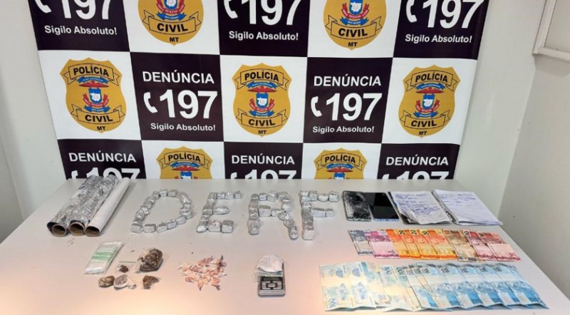 Pol�cia Civil prende traficante de alta periculosidade e apreende drogas em opera��o em Rondon�polis