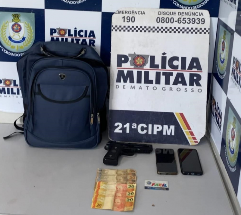 PM prende dupla suspeita de roubar loja de roupas no Centro de Cuiab�