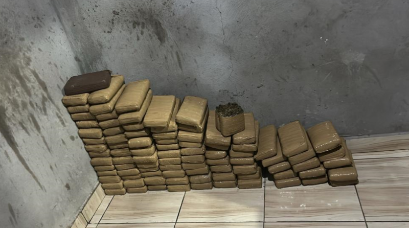 For�a T�tica apreende 92 tabletes de maconha avaliados em R$ 300 mil em Pontes e Lacerda