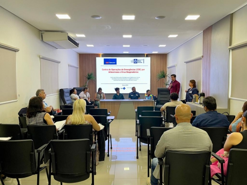 SES instala COE para monitoramento de arboviroses e v�rus respirat�rios em MT
