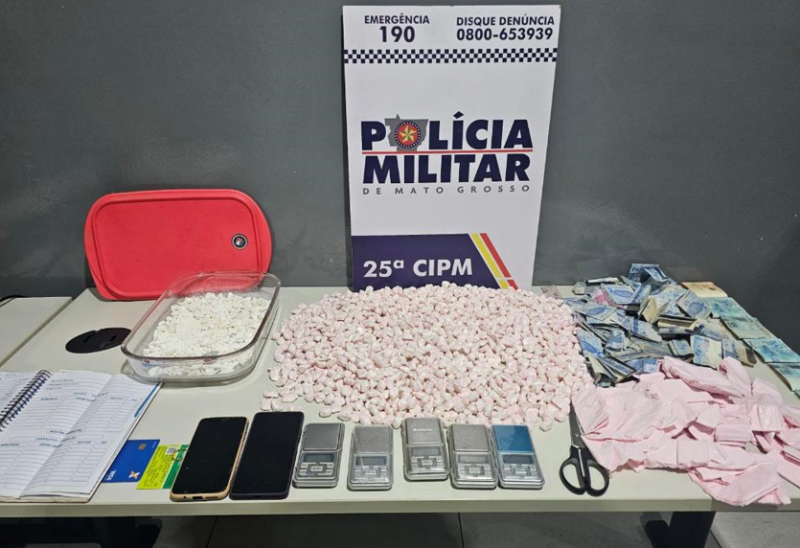 Homem � preso por tr�fico de drogas e tentativa de suborno a policiais em V�rzea Grande