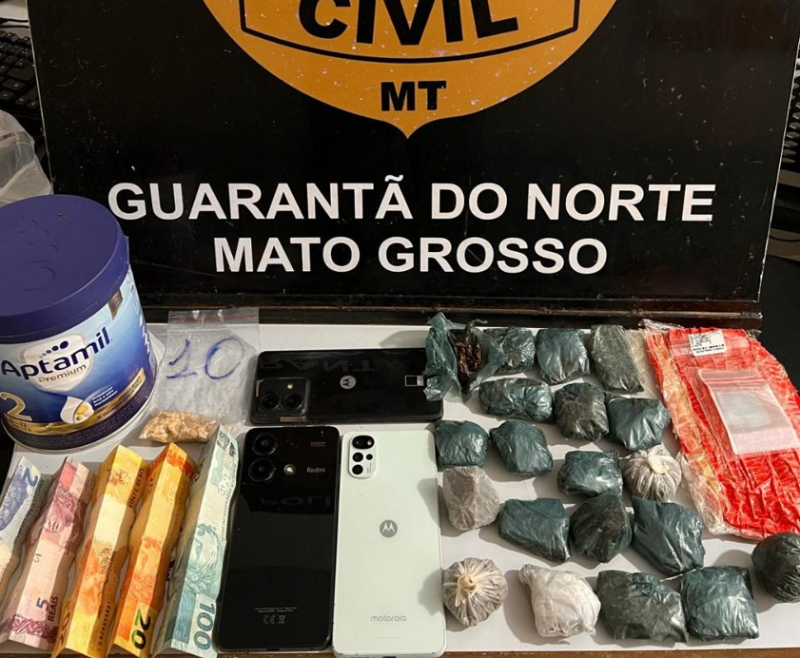 Pol�cia Civil desarticula grupo criminoso envolvido com o tr�fico de drogas em Guarant� do Norte