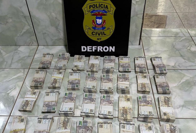 Pol�cia Civil apreende R$ 692 mil em resid�ncia de casal investigado por tr�fico