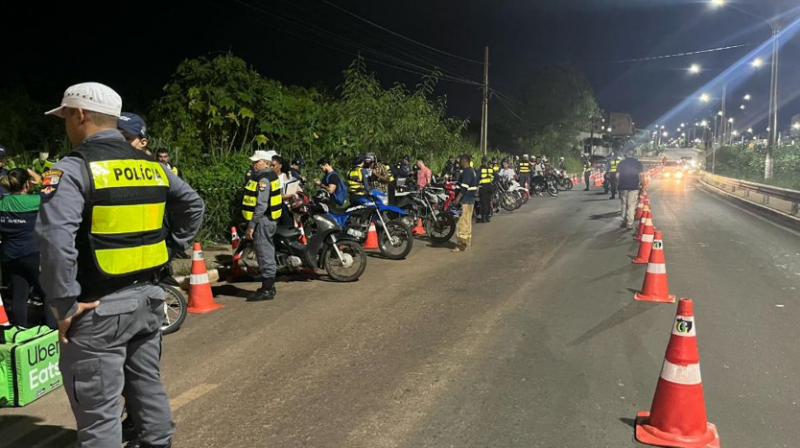 Opera��o Lei Seca em Cuiab� resulta na pris�o de quatro motoristas embriagados