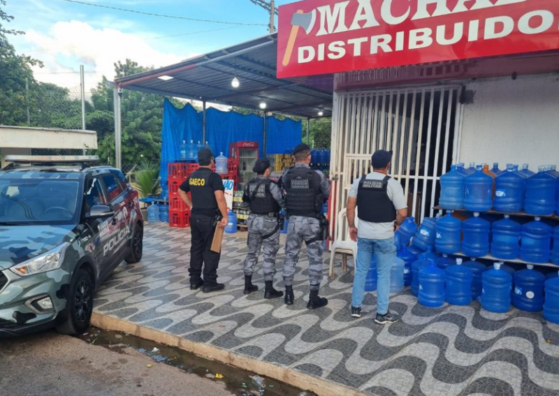 Pol�cia Militar e Gaeco deflagram opera��o contra extors�o e lavagem de dinheiro no com�rcio de �gua mineral