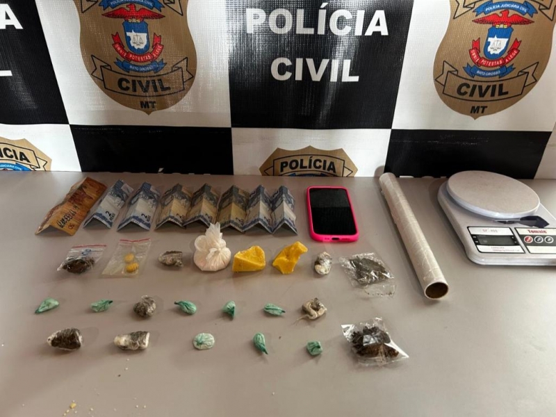 Pol�cia Civil prende faccionado que comandava tr�fico de drogas em Campos de J�lio