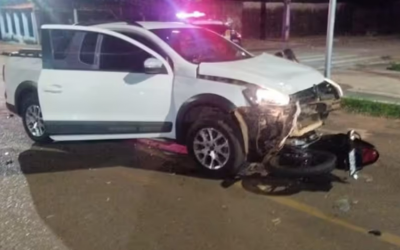 Adolescente de 16 anos morre em acidente entre moto e carro em Rondon�polis