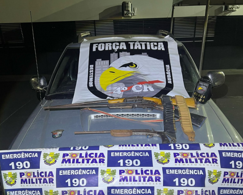 For�as de seguran�a impedem invas�o de terras e prendem seis pessoas em Alto Gar�as