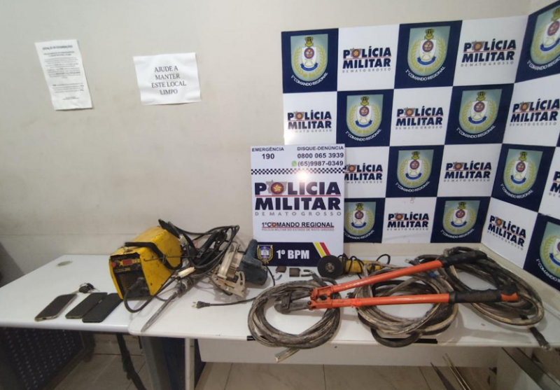 Tr�s suspeitos s�o presos por roubo e c�rcere privado em empresa de defensivos agr�colas