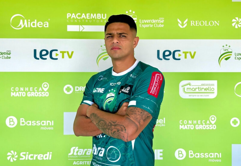 Felipe Corr�a � o novo refor�o do Luverdense para o setor defensivo 