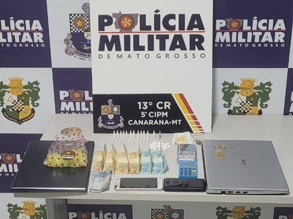 Pol�cia Militar prende tr�s membros de fac��o por tr�fico e apreende 50 por��es de drogas