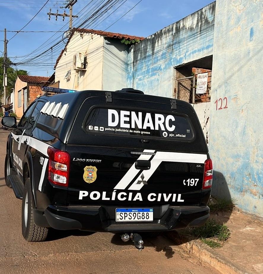 Polcia Civil cumpre mandados contra faco criminosa que atua com trfico de drogas em Cuiab e na fronteira