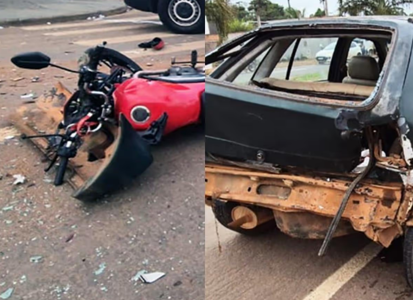 Motociclista de 31 anos morre ap�s colis�o com carro em Sinop
