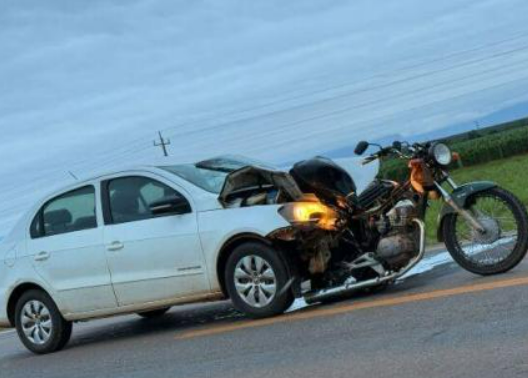 Motociclista morre aps ser atingido por carro na BR-174 em Conquista DOeste