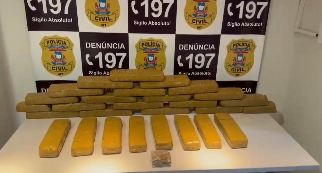 Pol�cia Civil prende duas mulheres com mais de 28 quilos de maconha