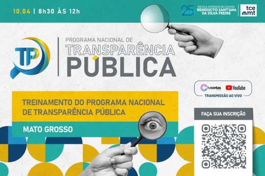 TCE-MT realiza treinamento do Programa Nacional de Transpar�ncia P�blica ciclo 2025