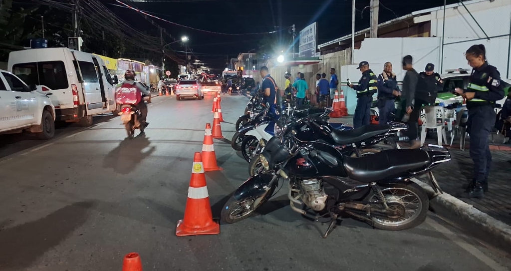 Opera��o contra delitos de tr�nsito resulta em 106 autua��es e cinco pris�es em V�rzea Grande
