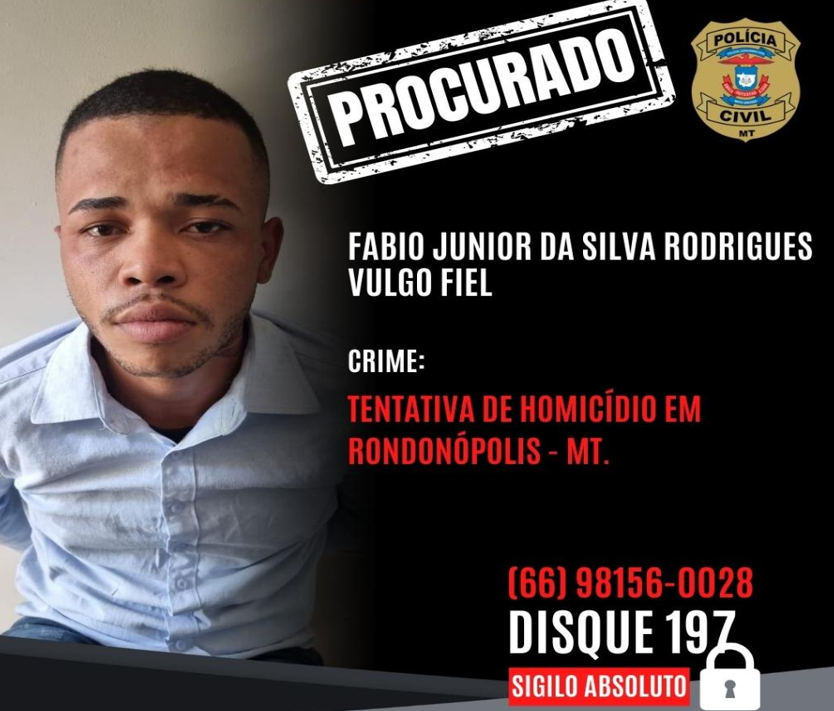 Pol�cia Civil busca envolvidos em tentativa de homic�dio de fam�lia em Rondon�polis