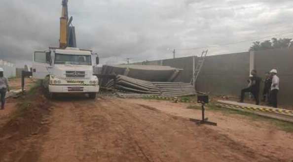 Trabalhador morre esmagado por placas de concreto em canteiro de obras em Cuiab�
